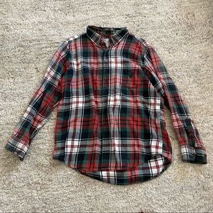 Chaps Button Up Flannel Shirt